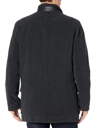 Men's Wool Plush Car Coat