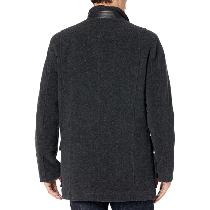 Men's Wool Plush Car Coat