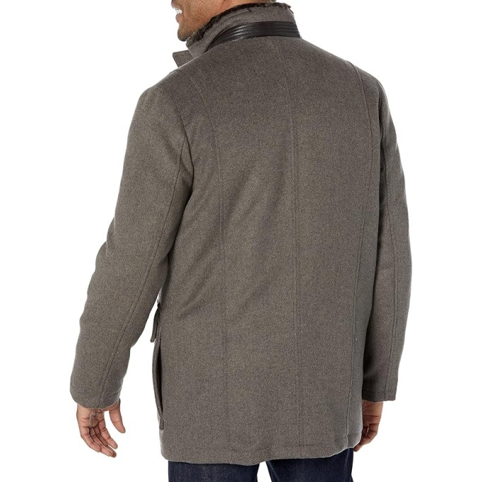Mens Wool Car Coat