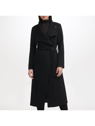 Womens Tweed Wool-blend Coat