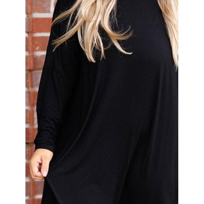 Black loose fitting dress