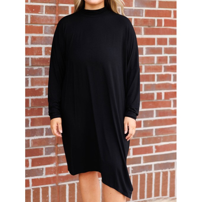 Black loose fitting dress