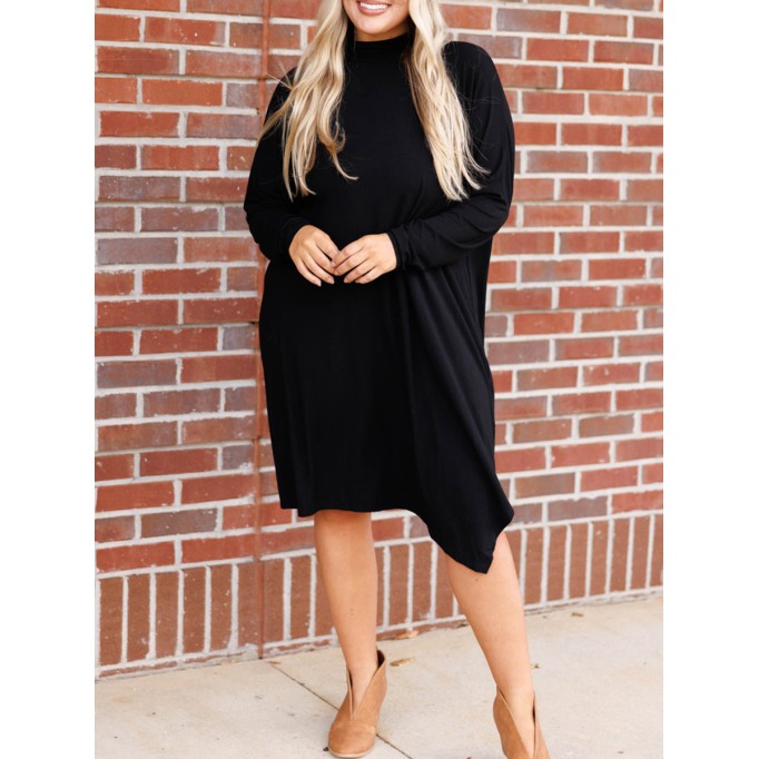 Black loose fitting dress