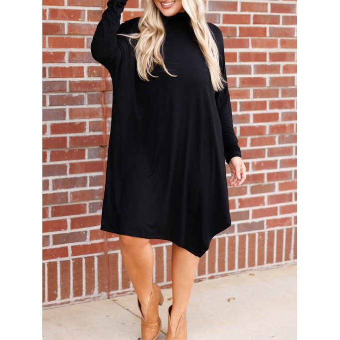 Black loose fitting dress