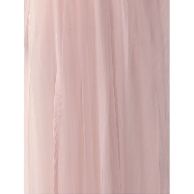 Casual mesh patchwork suspender dress