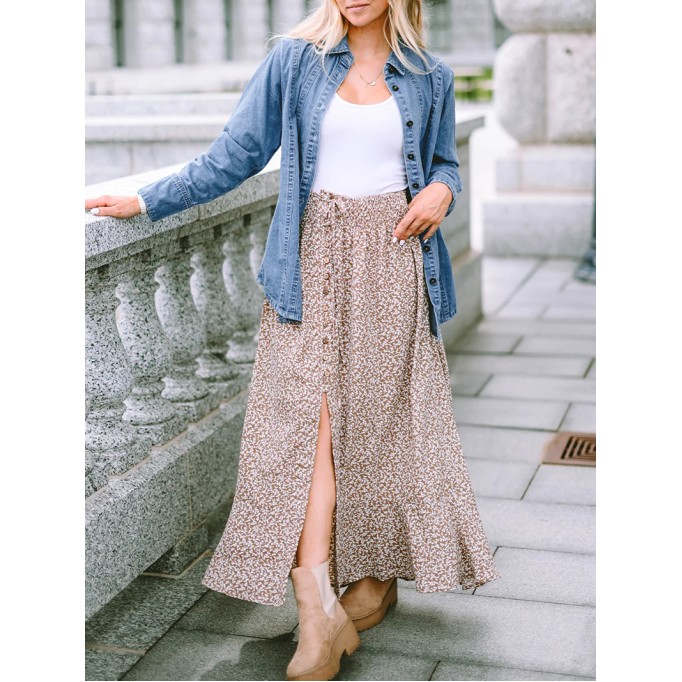 Casual simple versatile denim jacket