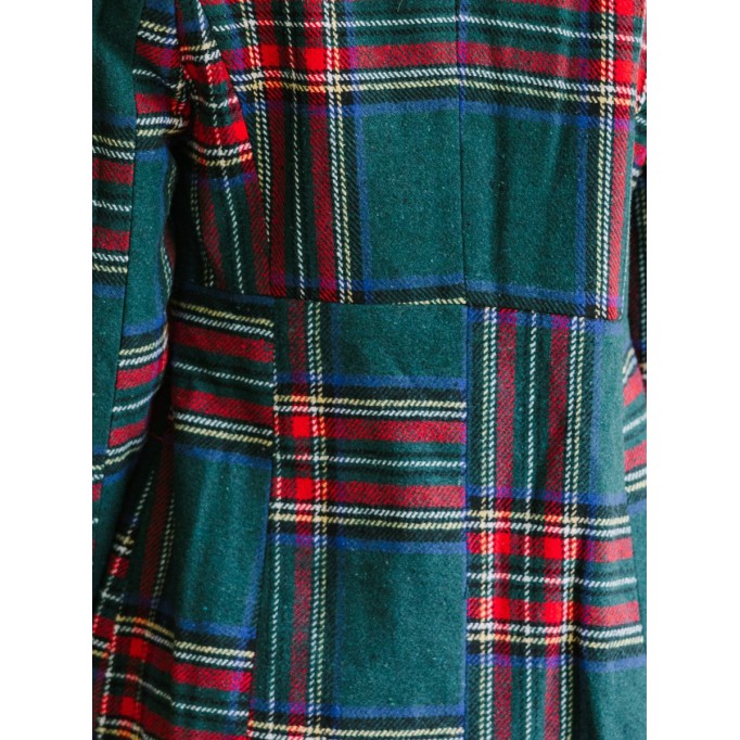 Green Plaid Coat