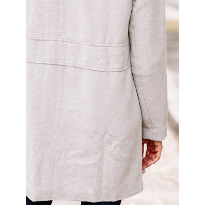 Brown Herringbone Coat