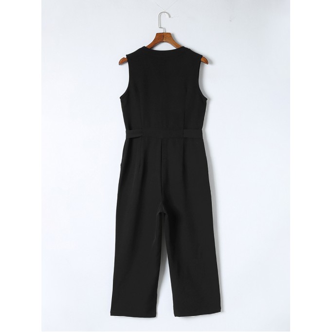 Fashion V-neck casual jumpsuit