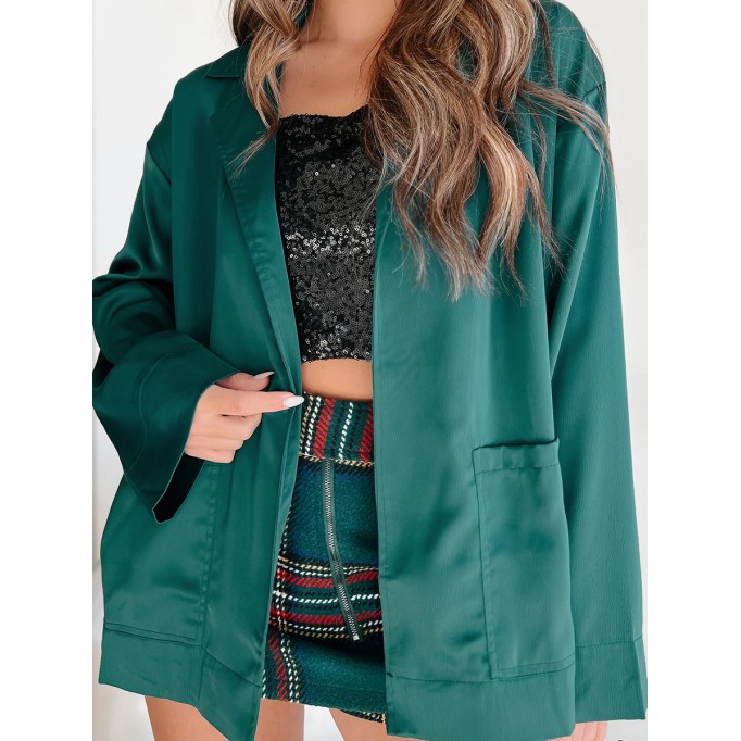 Green suit jacket