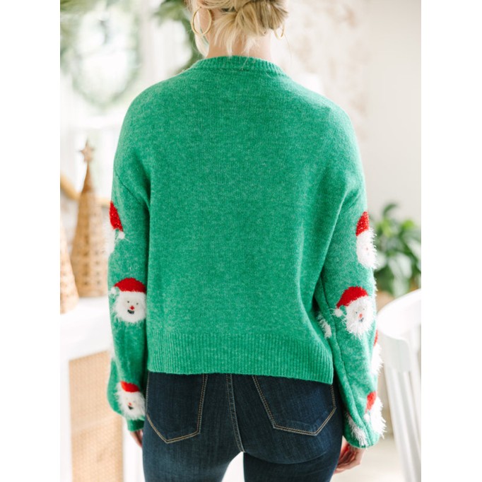 Green Santa Sweater