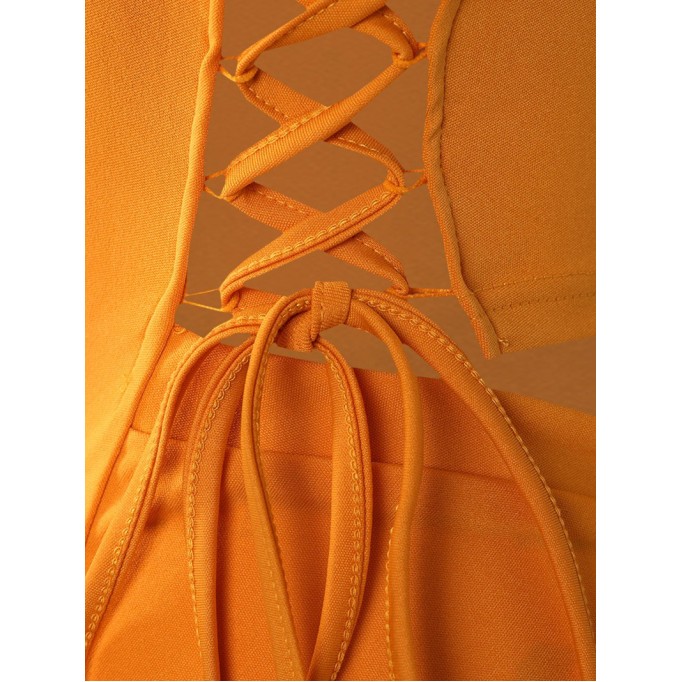 Ladies casual basic sleeveless dress
