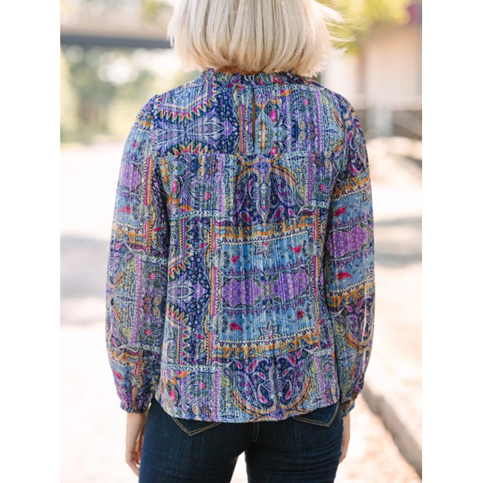 Lavender long sleeve shirt