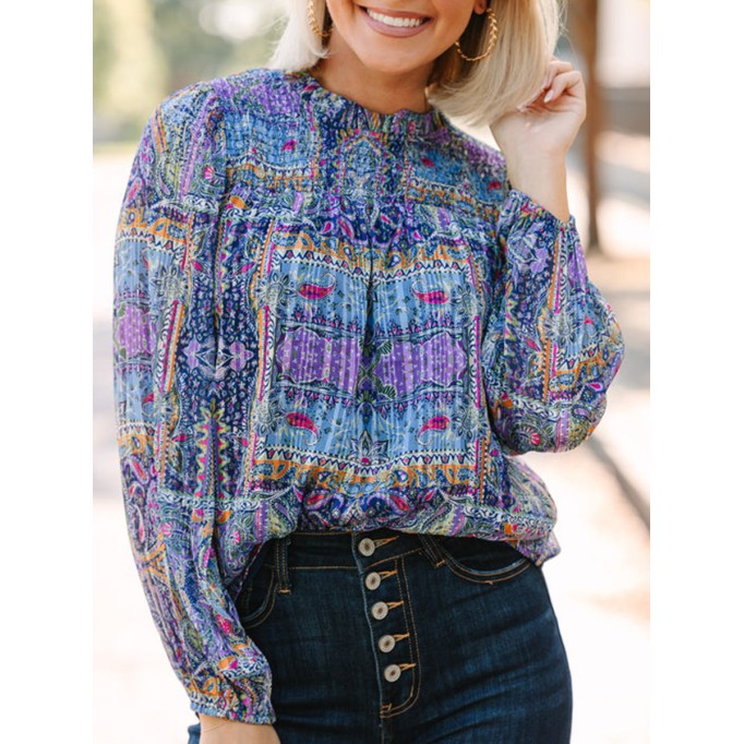 Lavender long sleeve shirt