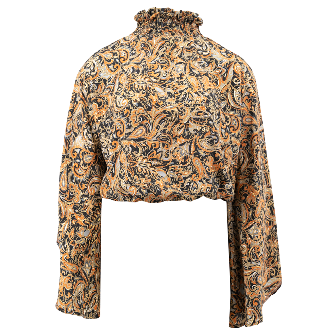 Loose fitting long sleeved top
