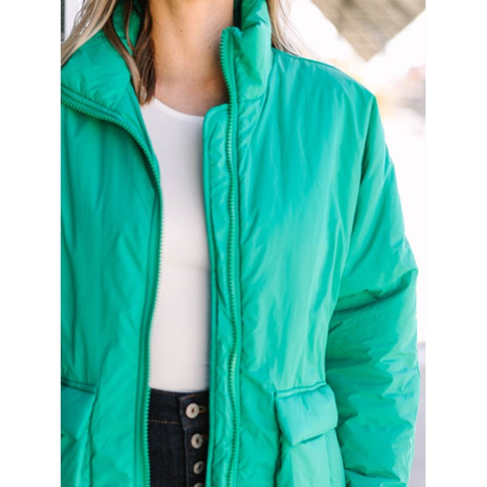 Green Puffer Jacket