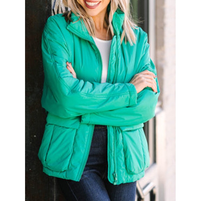 Green Puffer Jacket