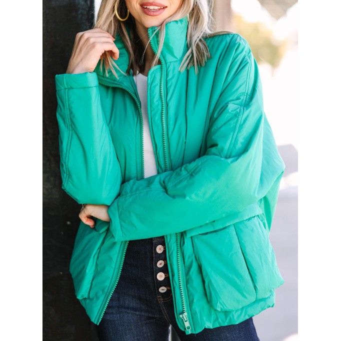 Green Puffer Jacket