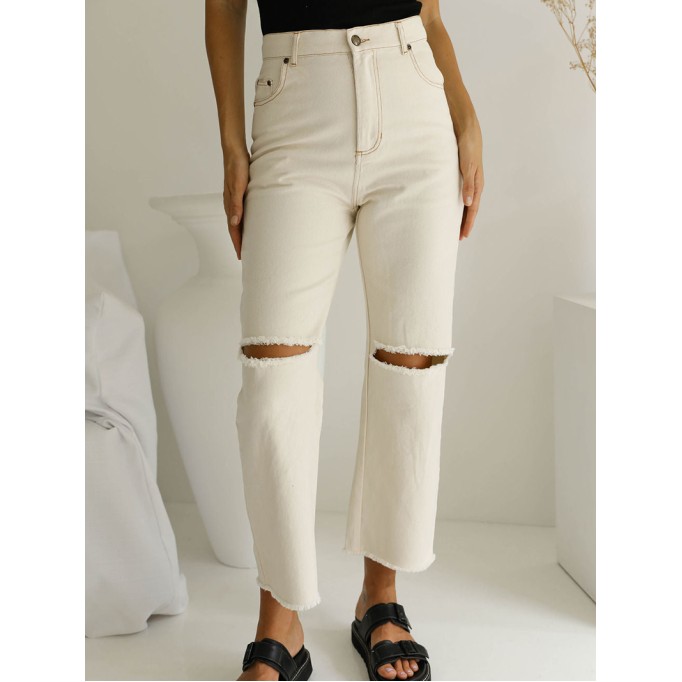 New cut fashion denim pants