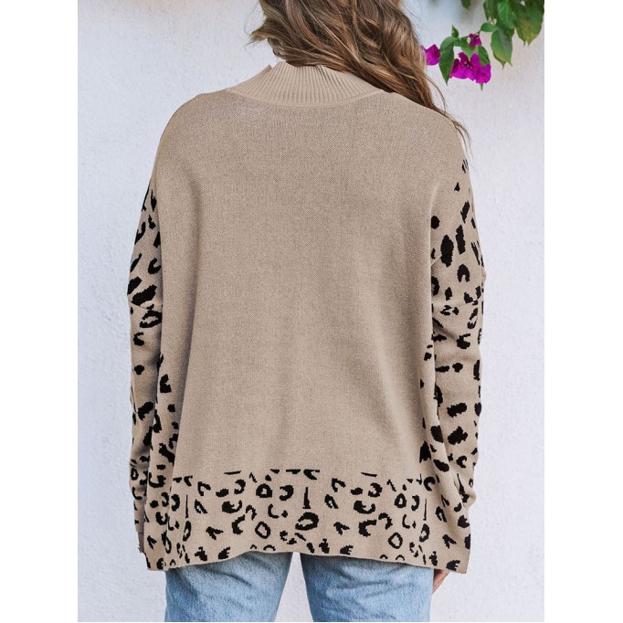 Orange Ribbed Corded Oversized Sweatshirt