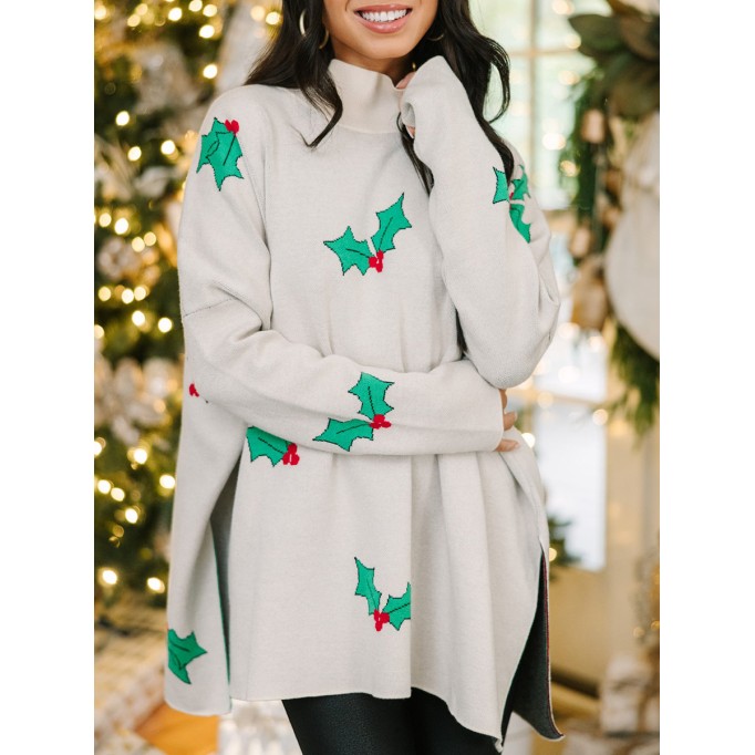 White Holly Sweater