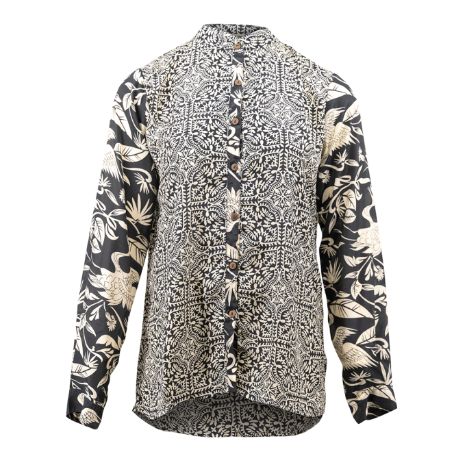 Round neck printed shirt