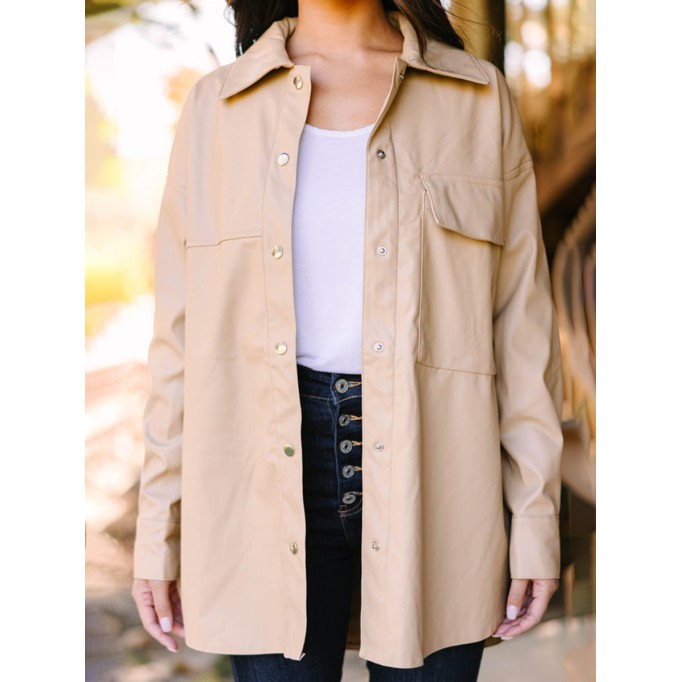 Brown Shacket