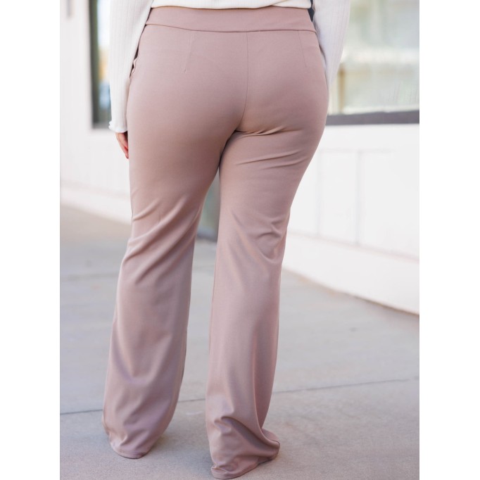 Solid Slim Fit Micro Horn Pants