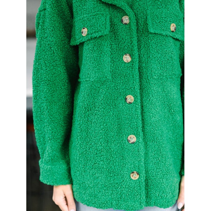 Grass Green Shacket