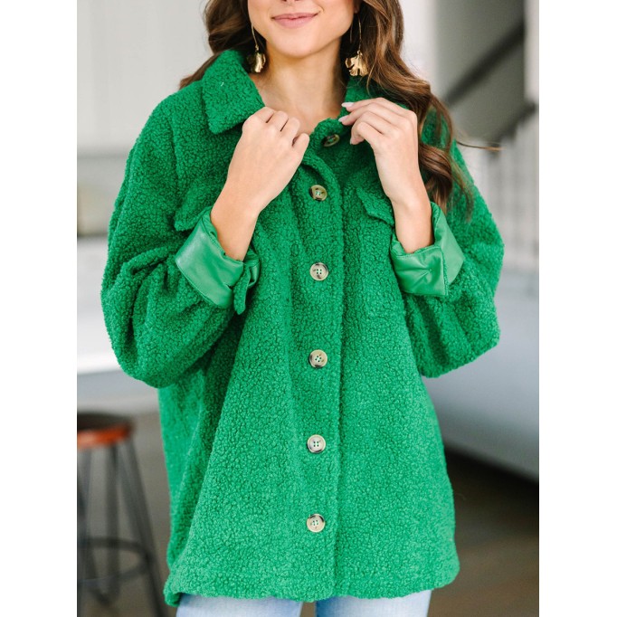 Grass Green Shacket