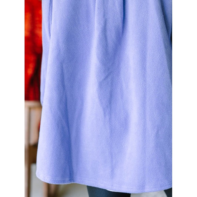 Purple Fleece Shacket