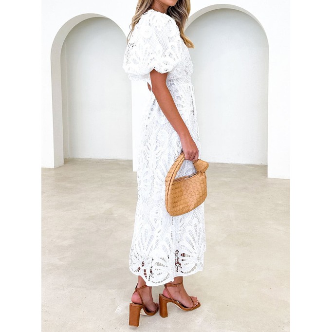 Women Casual Elegant Lace Dress