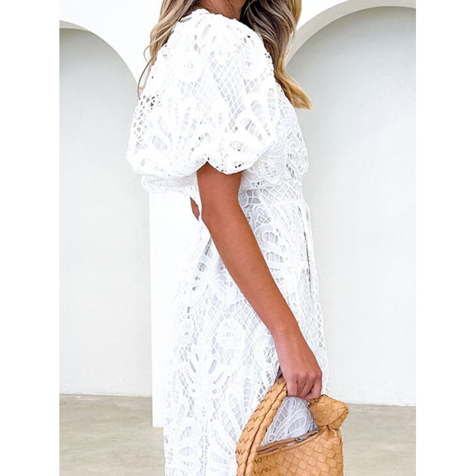 Women Casual Elegant Lace Dress