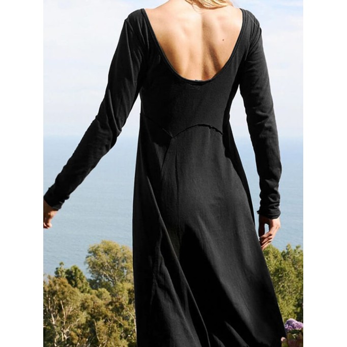 Women Casual Elegant Linen Dress