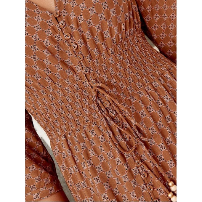 Women Casual Elegant Print Dress