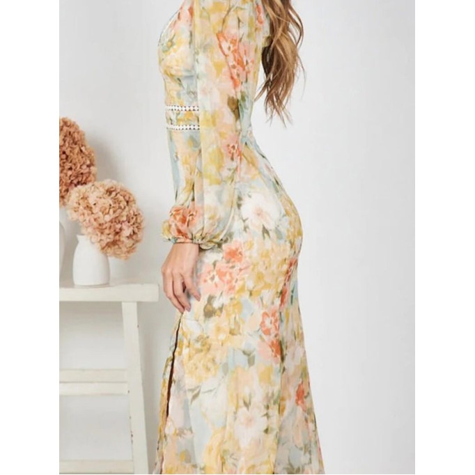 Women Casual Elegant Print Dress