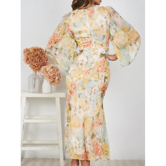 Women Casual Elegant Print Dress