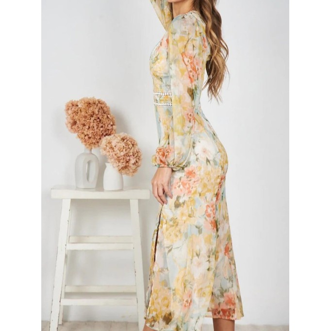 Women Casual Elegant Print Dress