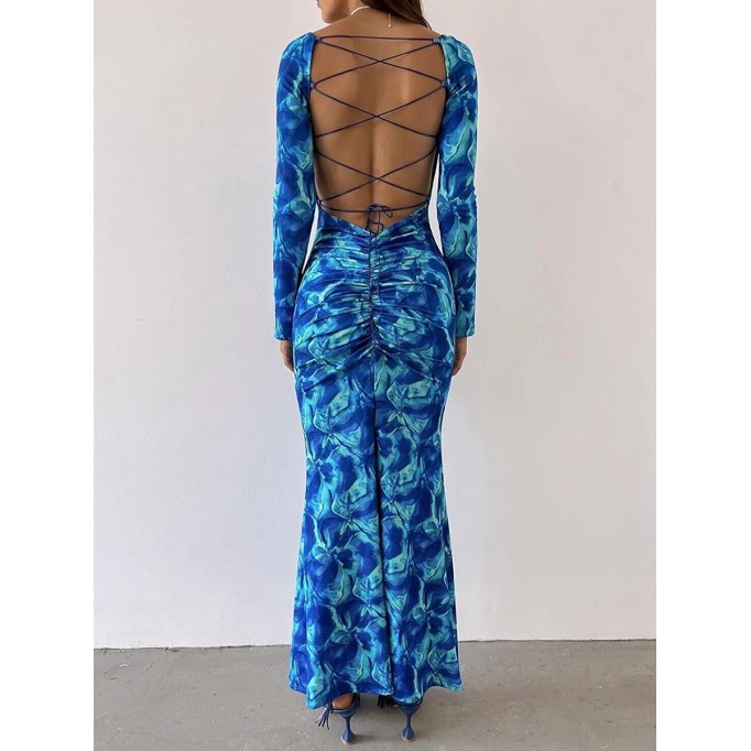 Women Casual Elegant Print Dress