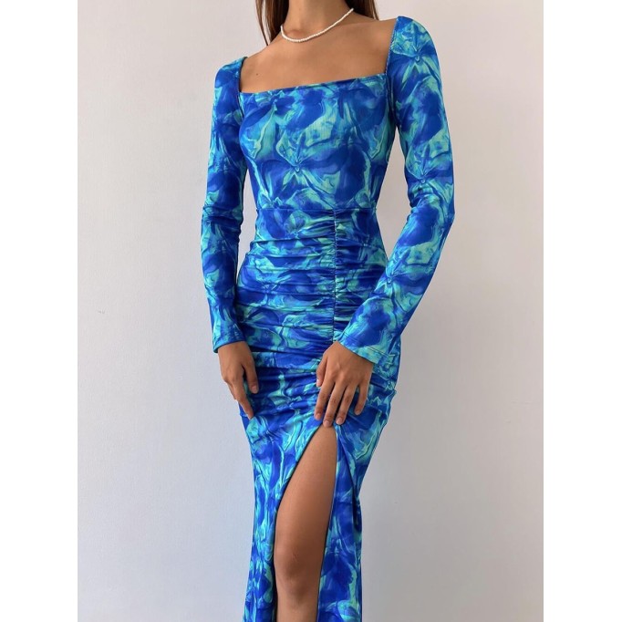 Women Casual Elegant Print Dress