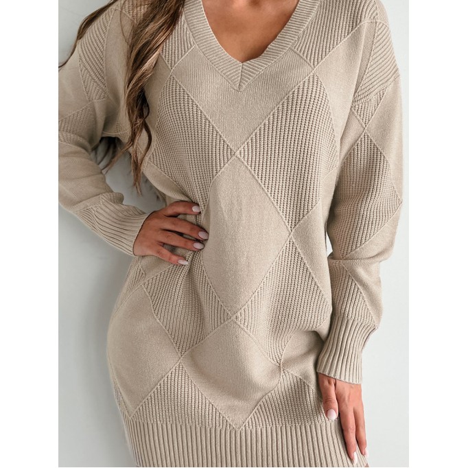 Women Casual Elegant Sweaters Dress