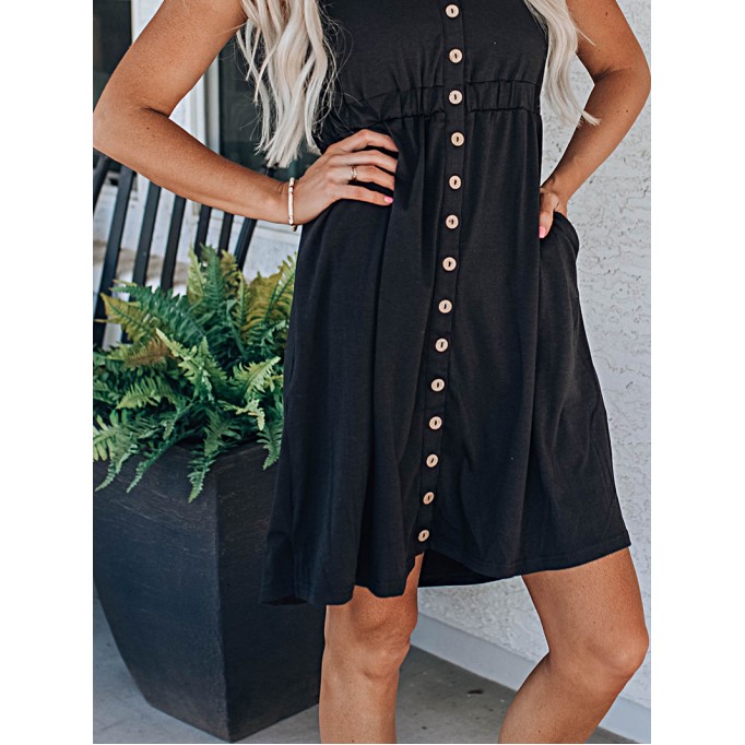Women Casual Elegant Tank Top Dress