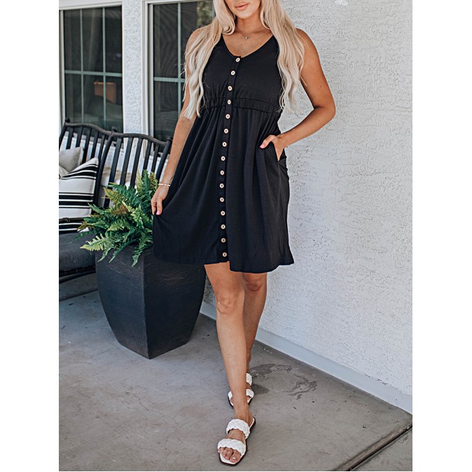 Women Casual Elegant Tank Top Dress