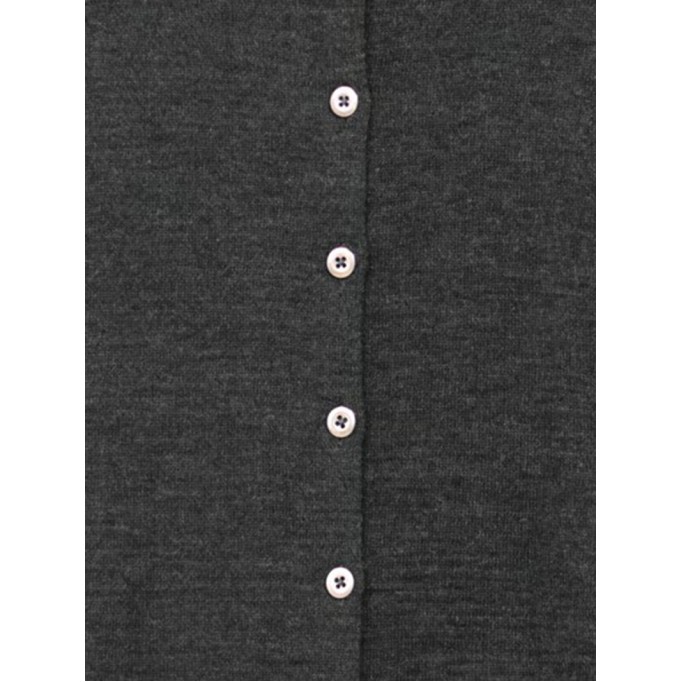 Women's black woven wool sweater