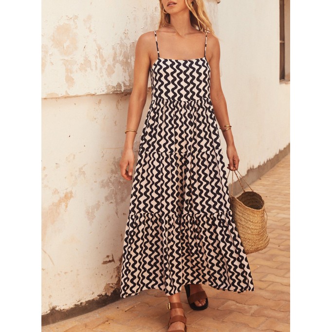 Women's blue holiday dress