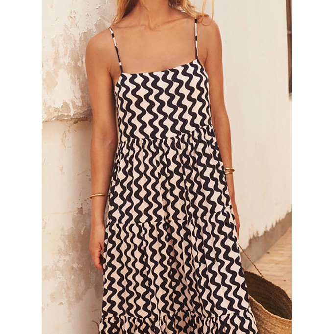 Women's blue holiday dress