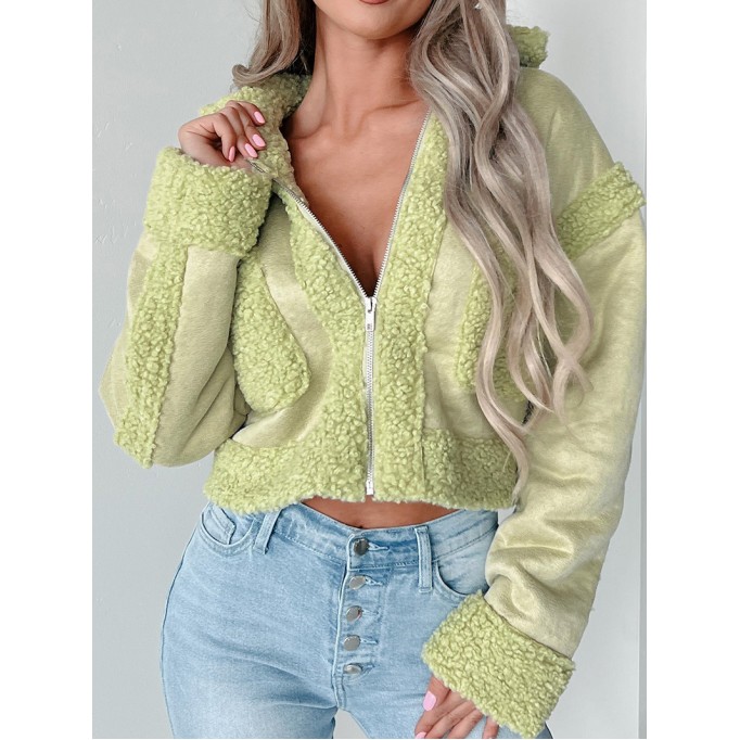 Women's Casual Elegant Plush Jacket Coat