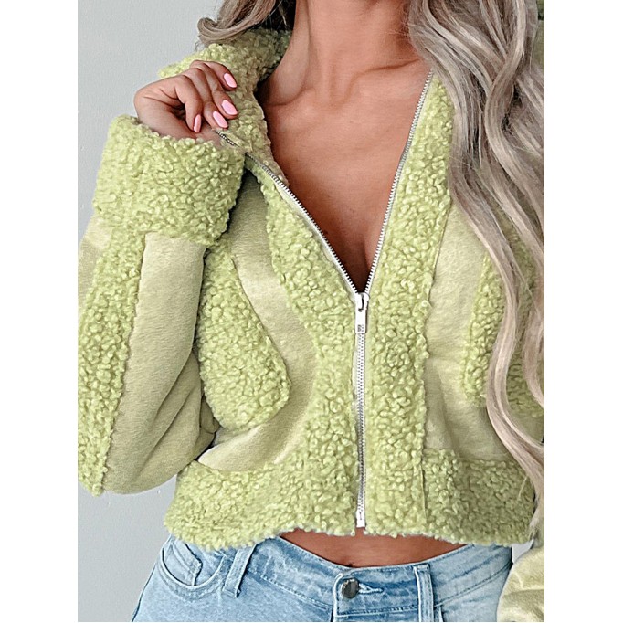 Women's Casual Elegant Plush Jacket Coat