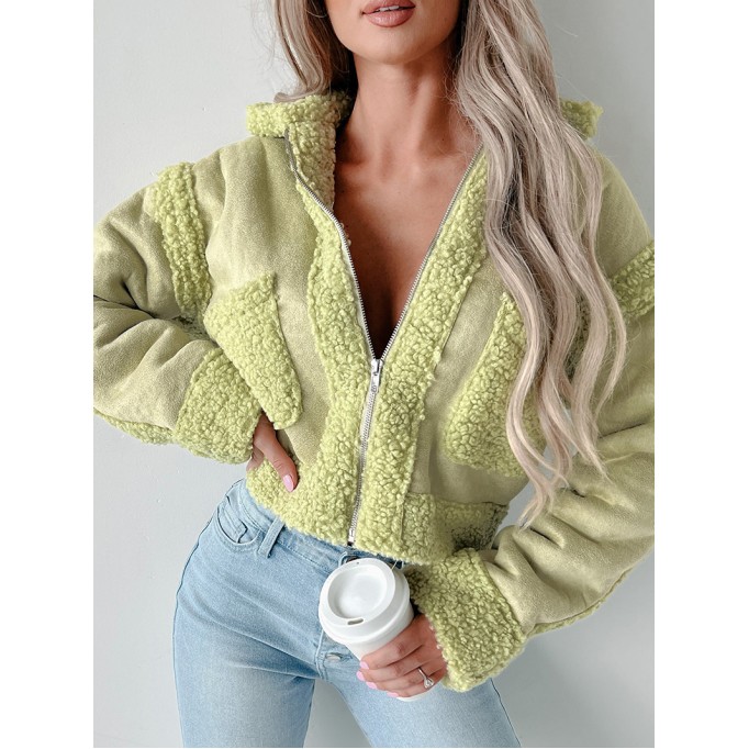 Women's Casual Elegant Plush Jacket Coat