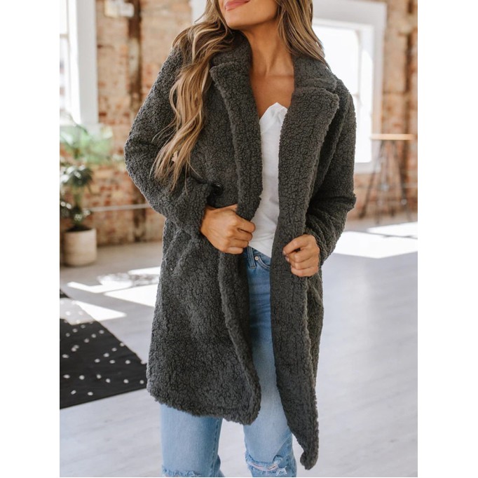Women's Casual Elegant Sweater Jacket Coat